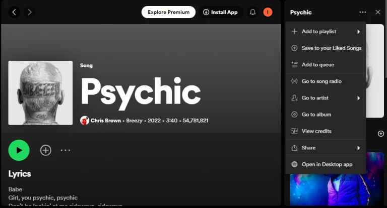Song Psychic