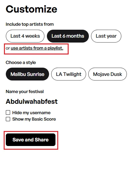 How to get Instafest Spotify