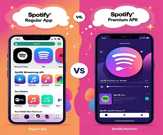 Spotify Vs. Spotify Premium APK